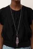 AMOR to Love - Purple Necklace - Paparazzi Accessories Necklace Bedazzle Me Pretty Mobile Fashion Boutique