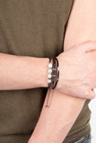 Amplified Aloha - White Bracelet - Paparazzi Accessories Bracelet Bedazzle Me Pretty Mobile Fashion Boutique