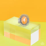 Anasazi Arbor - Orange Ring - Paparazzi Accessories Ring Bedazzle Me Pretty Mobile Fashion Boutique