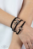 Anchors Away - Black Bracelet - Paparazzi Accessories Bracelet Bedazzle Me Pretty Mobile Fashion Boutique