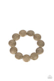 Ancient Animal - Brass Bracelet - Paparazzi Accessories Bracelet Bedazzle Me Pretty Mobile Fashion Boutique