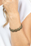 Ancient Animal - Brass Bracelet - Paparazzi Accessories Bracelet Bedazzle Me Pretty Mobile Fashion Boutique
