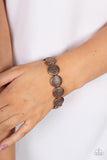 Ancient Animal - Copper Bracelet - Paparazzi Accessories Bracelet Bedazzle Me Pretty Mobile Fashion Boutique