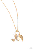 Angelic Artistry - White Necklace - Paparazzi Accessories Necklace Bedazzle Me Pretty Mobile Fashion Boutique
