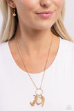 Angelic Artistry - White Necklace - Paparazzi Accessories Necklace Bedazzle Me Pretty Mobile Fashion Boutique
