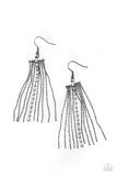 Another Day, Another DRAMA - Black Earrings - Paparazzi Accessories Earrings Bedazzle Me Pretty Mobile Fashion Boutique