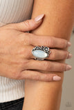 Any DAISY Now - White Ring - Paparazzi Accessories Ring Bedazzle Me Pretty Mobile Fashion Boutique