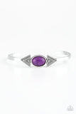 Apache Trail - Purple Bracelet - Paparazzi Accessories Bracelet Bedazzle Me Pretty Mobile Fashion Boutique