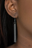 Apparatus Applique - Black Necklace - Paparazzi Accessories Necklace Bedazzle Me Pretty Mobile Fashion Boutique