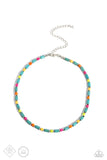 Arid Ambiance - Blue Necklace - Paparazzi Accessories Necklace Bedazzle Me Pretty Mobile Fashion Boutique