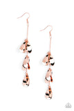 Arrival CHIME - Copper Earrings - Paparazzi Accessories Earrings Bedazzle Me Pretty Mobile Fashion Boutique