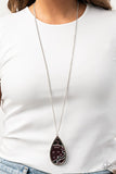Artificial Animal - Purple Necklace - Paparazzi Accessories Necklace Bedazzle Me Pretty Mobile Fashion Boutique