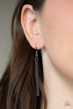 Artificial Arches - Black Necklace - Paparazzi Accessories Necklace Bedazzle Me Pretty Mobile Fashion Boutique