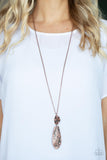 Artisan Abode - Copper Necklace - Paparazzi Accessories Necklace Bedazzle Me Pretty Mobile Fashion Boutique