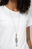 Artisan Abode - Silver Lanyard - Paparazzi Accessories Lanyard Bedazzle Me Pretty Mobile Fashion Boutique