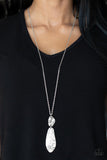 Artisan Abode - Silver Necklace - Paparazzi Accessories Necklace Bedazzle Me Pretty Mobile Fashion Boutique
