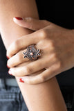 Artisan Artifice - Copper Ring - Paparazzi Accessories Ring Bedazzle Me Pretty Mobile Fashion Boutique