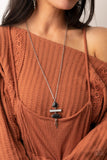 Artisan Eden - Black Necklace - Paparazzi Accessories Necklace Bedazzle Me Pretty Mobile Fashion Boutique