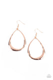 ARTISAN Gallery - Rose Gold Earrings - Paparazzi Accessories Earrings Bedazzle Me Pretty Mobile Fashion Boutique