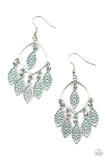 Artisan Garden - Silver Earrings - Paparazzi Accessories Earrings Bedazzle Me Pretty Mobile Fashion Boutique
