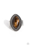 Artisanal Apothecary - Brown Ring - Paparazzi Accessories Ring Bedazzle Me Pretty Mobile Fashion Boutique