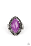 Artisanal Apothecary - Purple Ring - Paparazzi Accessories Ring Bedazzle Me Pretty Mobile Fashion Boutique