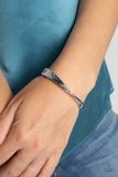 Artistically Adorned - Silver Bracelet - Paparazzi Accessories Bracelet Bedazzle Me Pretty Mobile Fashion Boutique