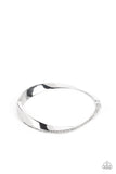Artistically Adorned - White Bracelet - Paparazzi Accessories Bracelet Bedazzle Me Pretty Mobile Fashion Boutique