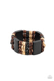 Aruba Attire - Black Bracelet - Paparazzi Accessories Bracelet Bedazzle Me Pretty Mobile Fashion Boutique
