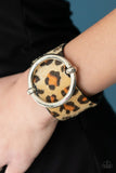 Asking FUR Trouble - Brown Bracelet - Paparazzi Accessories Bracelet Bedazzle Me Pretty Mobile Fashion Boutique