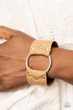 Aspiring Adventurist - Brown Bracelet - Paparazzi Accessories Bracelet Bedazzle Me Pretty Mobile Fashion Boutique
