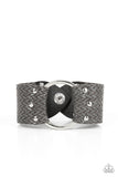 Aspiring Adventurist - Silver Bracelet - Paparazzi Accessories Bracelet Bedazzle Me Pretty Mobile Fashion Boutique