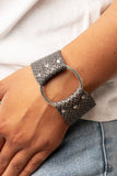 Aspiring Adventurist - Silver Bracelet - Paparazzi Accessories Bracelet Bedazzle Me Pretty Mobile Fashion Boutique