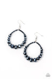 Astral Aesthetic - Blue Earrings - Paparazzi Accessories Earrings Bedazzle Me Pretty Mobile Fashion Boutique