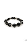 Astral Auras - Black Bracelet - Paparazzi Accessories Bracelet Bedazzle Me Pretty Mobile Fashion Boutique
