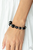 Astral Auras - Black Bracelet - Paparazzi Accessories Bracelet Bedazzle Me Pretty Mobile Fashion Boutique