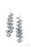 Atlantic Affair - Silver Earrings - Paparazzi Accessories Earrings Bedazzle Me Pretty Mobile Fashion Boutique