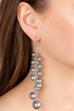 Atlantic Affair - Silver Earrings - Paparazzi Accessories Earrings Bedazzle Me Pretty Mobile Fashion Boutique