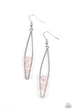 Atlantic Allure - Pink Earrings - Paparazzi Accessories Earrings Bedazzle Me Pretty Mobile Fashion Boutique
