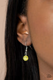 Aura Allure - Yellow Necklace - Paparazzi Accessories Necklace FS-Bedazzle Me Pretty Mobile Fashion Boutique