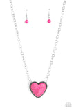 Authentic Admirer - Pink Necklace - Paparazzi Accessories Necklace Bedazzle Me Pretty Mobile Fashion Boutique