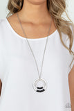 Authentic Attitude - Black Necklace - Paparazzi Accessories Necklace Bedazzle Me Pretty Mobile Fashion Boutique