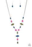Authentically Adventurous - Multi Necklace - Paparazzi Accessories Necklace Bedazzle Me Pretty Mobile Fashion Boutique