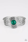 Avant-VANGUARD - Green Bracelet - Paparazzi Accessories Bracelet Bedazzle Me Pretty Mobile Fashion Boutique
