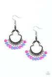 Babe Alert - Multi Earrings - Paparazzi Accessories Earrings Bedazzle Me Pretty Mobile Fashion Boutique