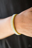 Babe Bling - Yellow Bracelet - Paparazzi Accessories Bracelet Bedazzle Me Pretty Mobile Fashion Boutique