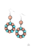 Back At The Ranch - Multi Earrings - Paparazzi Accessories Earrings Bedazzle Me Pretty Mobile Fashion Boutique