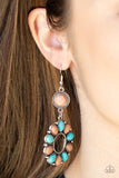 Back At The Ranch - Multi Earrings - Paparazzi Accessories Earrings Bedazzle Me Pretty Mobile Fashion Boutique