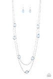 Back For More - Blue Necklace - Paparazzi Accessories Necklace Bedazzle Me Pretty Mobile Fashion Boutique