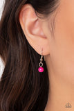 Badlands Basin - Pink Necklace - Paparazzi Accessories Necklace Bedazzle Me Pretty Mobile Fashion Boutique
